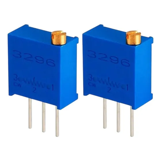 Kit 100 Peças - Trimpot Vertical 1m 3296w 25 Voltas (105)