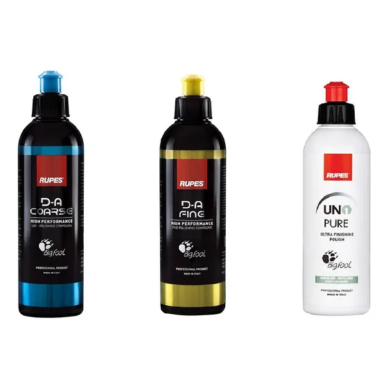 Cera Rupes Pulimentos Kit 3 Pasos + 3 Paños Sagus