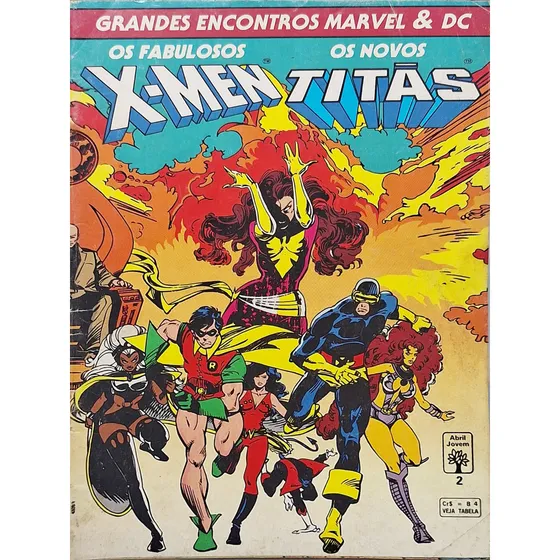 Hq X-men -os Novos Titãs (grandes Encontros Marvel & Dc) No2