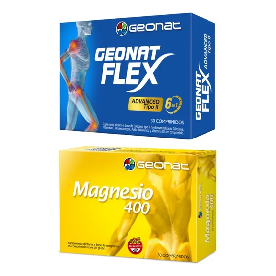 Geonat Flex Advanced Tipo 2 6 En 1 + Magnesio 400 30 Compr