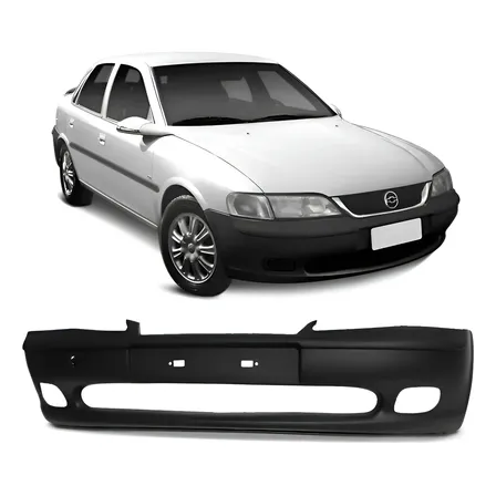 Parachoque Dianteiro Vectra 1996 1997 1998 1999 Com Furo Preto