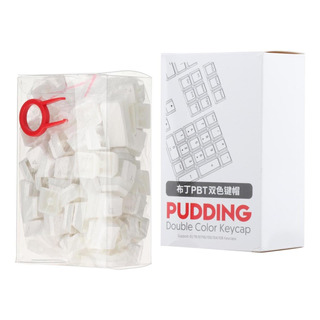 Pbt Pudding Keycaps 108 Teclas Translúcido Branco Pbt Pudding Keycaps 108 Teclas Translúcido Branco