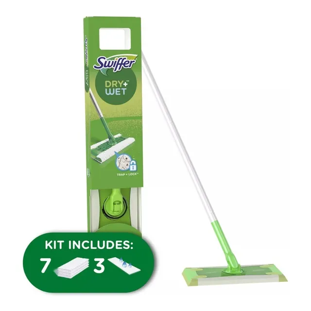 Swiffer Sweeper Limpiador Pisos 2 En 1 Kit Barrer Y Trapear