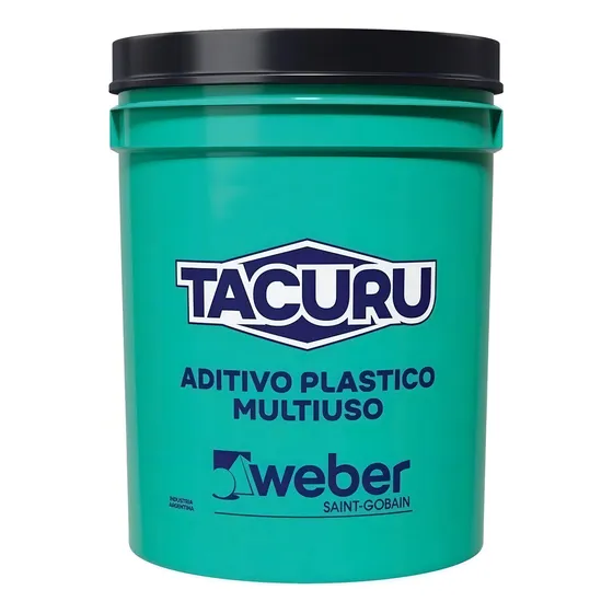 Aditivo vinilico multiuso interior/exterior Weber TACURU para paredes color incoloro 10L 10kg