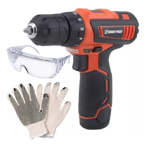 Taladro A Batería Recargable 10mm 700rpm 21w Dowen Pagio 