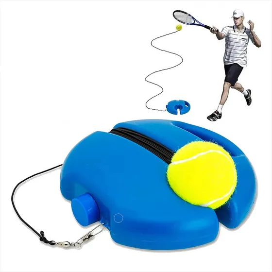 Bola De Tênis Com Elástico + Base Para Treino De Tennis