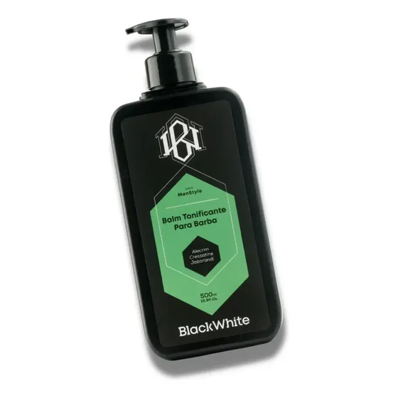 Blackwhite - Balm Tonificante Para Barba 500ml Com Jaborandi