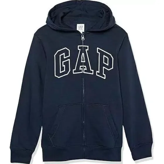 Moletom Zíper Infantil Com Capuz Gap