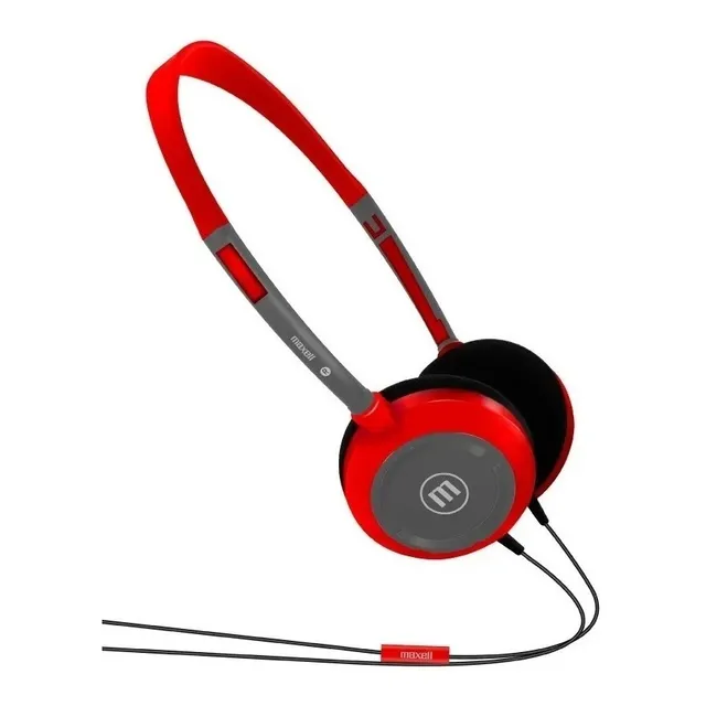 Audífonos Maxell HP-200 Ultra Livianos Rojo