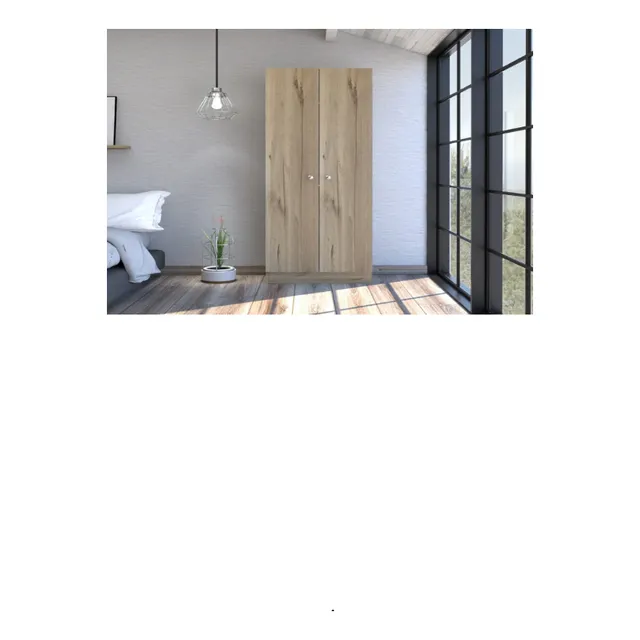 Ropero Nacion Muebles Rustico Color Beige