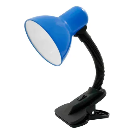 Luminária De Mesa Articulavel Abajur De Quarto Suporte Clipe