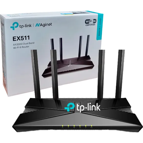 Router Wifi 6 Ax3000 Gigabit Fibra Optica 3000mbps Dualbank