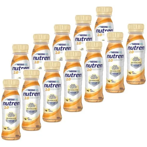 Nutren 2.0 Nestlé - Caixa C/12 - (sabor Baunilha) Promoção