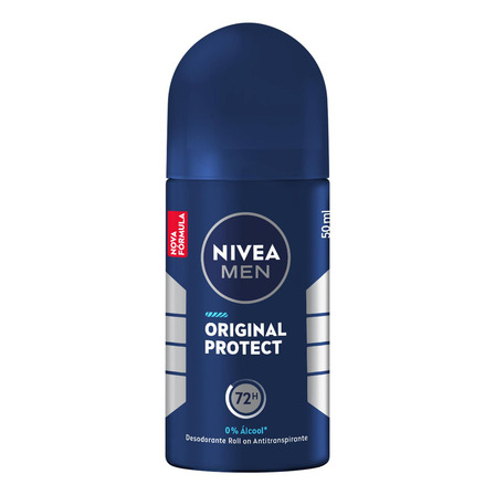 Nivea Men Desodorante Antitranspirante Roll-on Original Protect 50ml Nivea Men Desodorante Antitranspirante Roll-on Original Protect 50ml