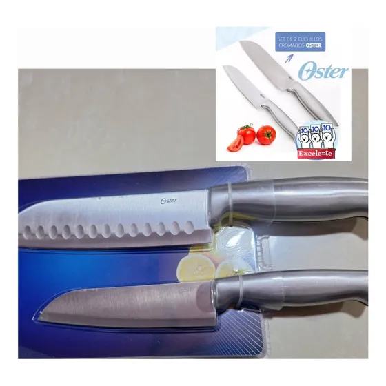 Set Cuchillos Originales Oster Dos Piezas Nuevos