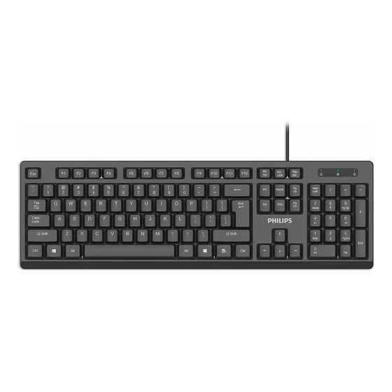 Teclado Alámbrico Philips Usb