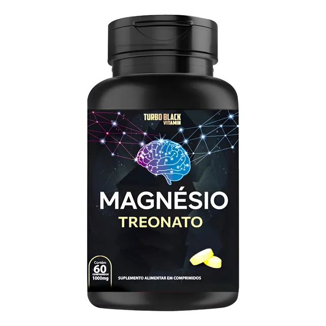Treonato De Magnésio Original Legítimo 60 Comprimidos 1000mg