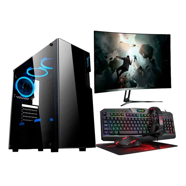 Pc Gamer + Monitor 23 Ryzen5 5500 32gb 1tb Rtx3050 650w Wifi