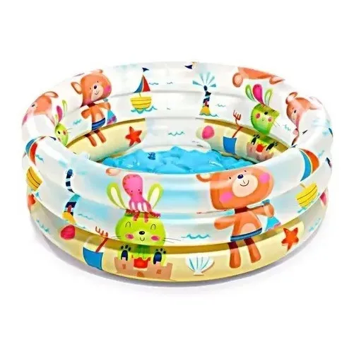 Piscina Inflable Modelo Ositos Para Niños 61x22cm Edad 1+