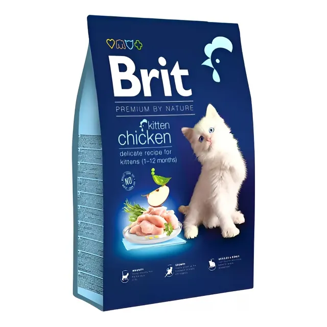 Alimento Europeo Para Gato Brit Premium Kitten 8k