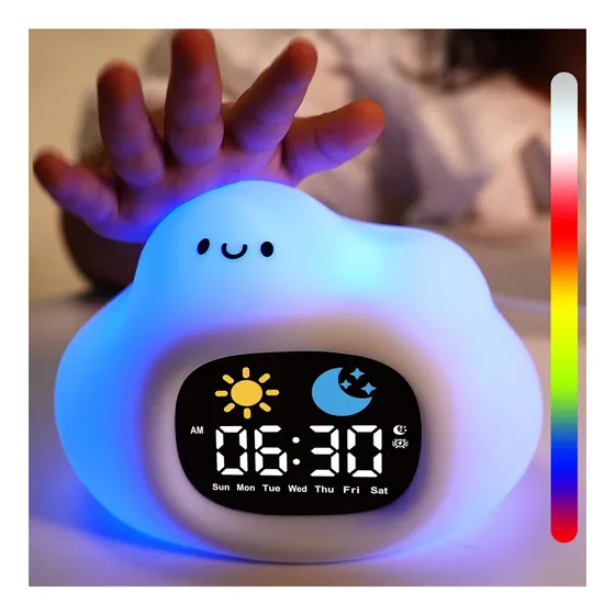 Reloj Despertador Vivilumens Nube Con Luz Y Ruido Blanco