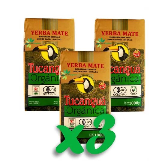 Yerba Mate Orgánica Tucangua X 3 Kg