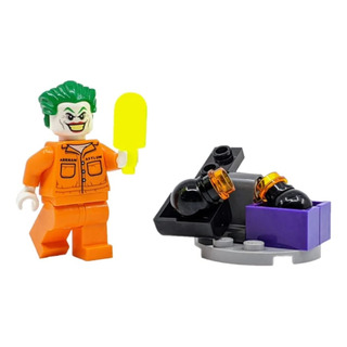 Minifigura Lego Superheroes Arkham Joker Com Catapulta De Bo Minifigura Lego Superheroes Arkham Joker Com Catapulta De Bo