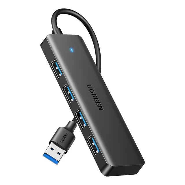 Hub Usb de 4 Puertos Usb 3.0 Premium 4 en 1 Color Negro CM219-25851