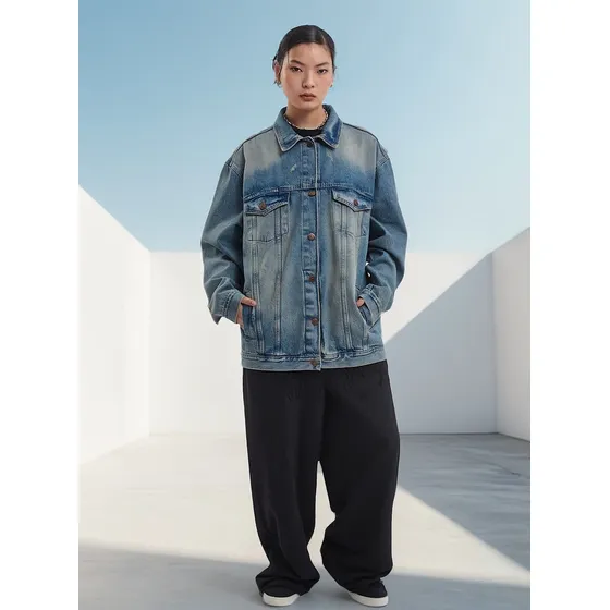 Campera Oversize Jean Mujer 47 Street Oldfashioned