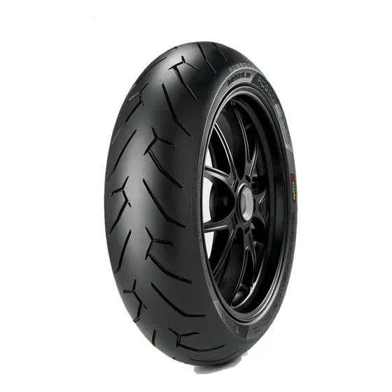 Pirelli Pneu Traseiro Para Moto Diablo Rosso Ii Sem Câmara De 180/55 Zr17 W 73