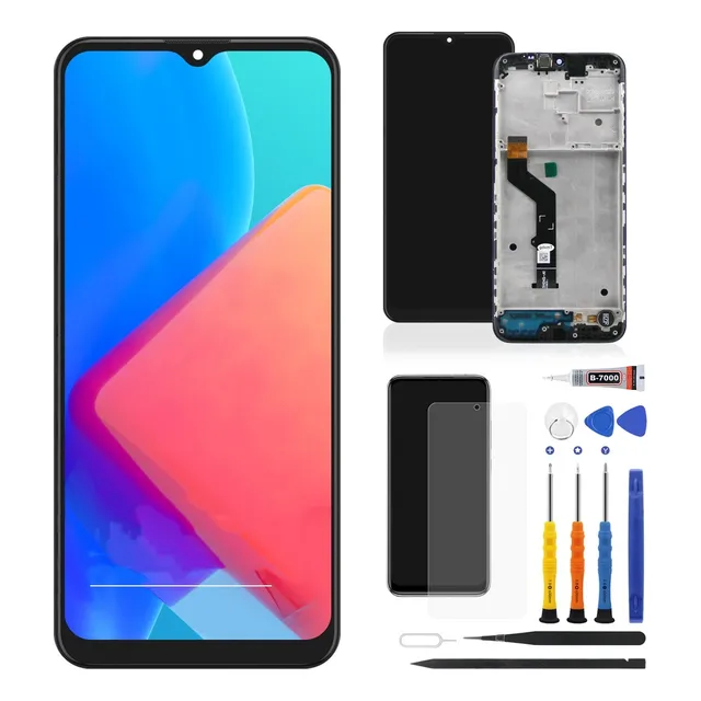 Pantalla Para Moto G9 Play Xt2083/e7 Plus Con Marco Original