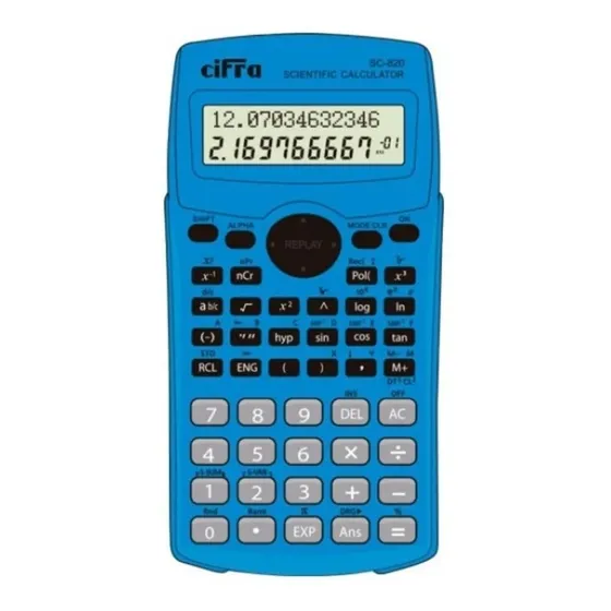 Calculadora Científica Cifra Sc-820