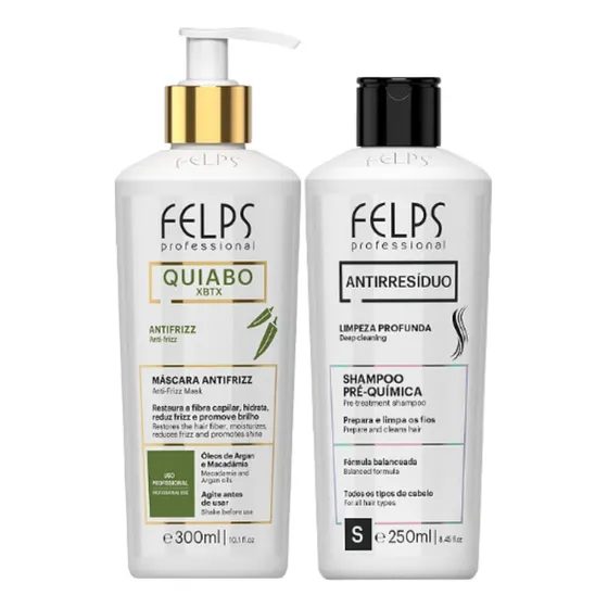 Felps Okra Progressiva Xtbx Quiabo Kit 250ml