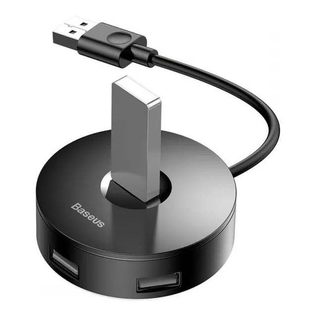 Baseus Adaptador Hub Usb Redonda 4 En 1 - Jtec