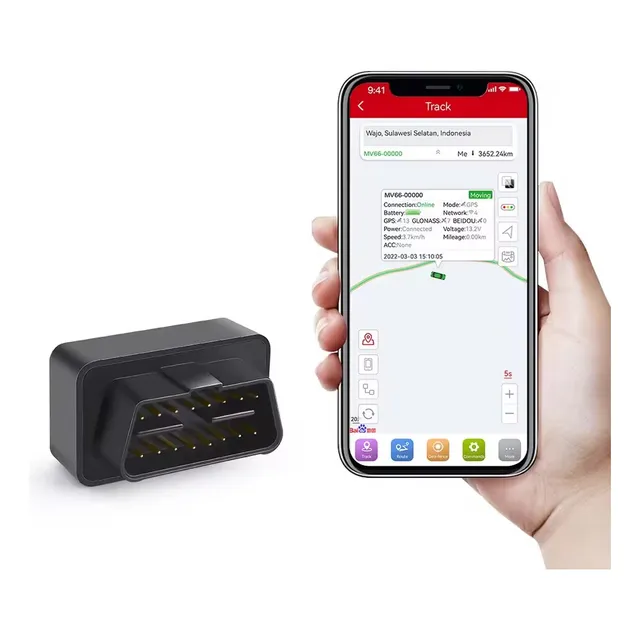 Micodus Mv66 Localizador Gps Obd2 Con Micrófono Y App Gratis