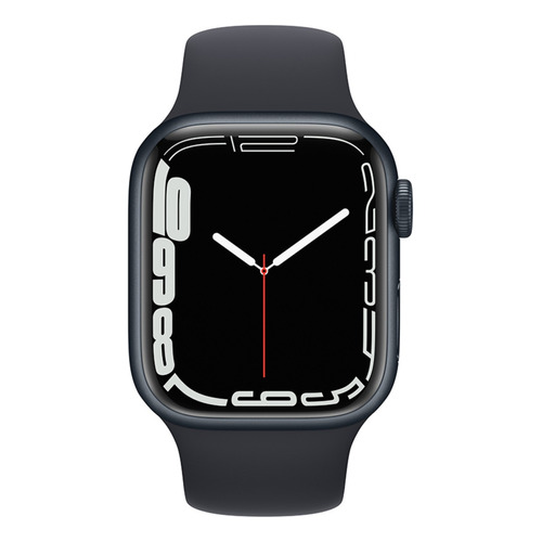 Apple Watch Series 7 (GPS, 41mm) - Caja de aluminio color azul medianoche - Correa deportiva azul medianoche