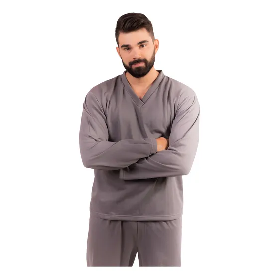 Pijama De Inverno Masculino Flanelado
