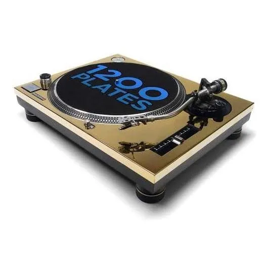 Kit Adesivos Cores Especiais Par Mk2, Mk5 + 4 Logo Technics Dourado