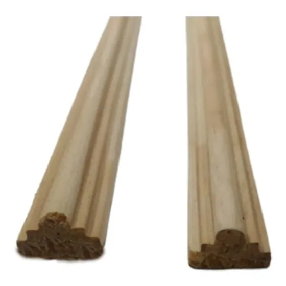 Molduras Terminaciones Pino Clear 12mm X 7mm X 3,05m #176
