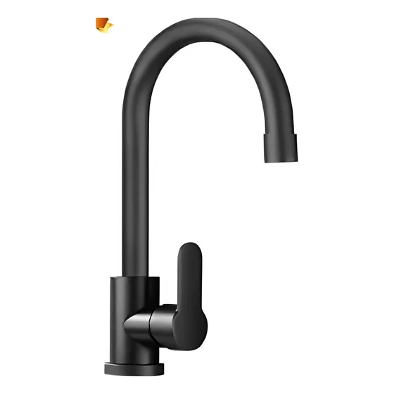 Griferia De Lujo Negra Agua Fria Para Lavaplatos Gb-968