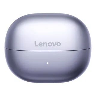 Auriculares Gamer Inalámbricos Lenovo Tws Ea410 Tws Plateado Con Luz Violeta Led