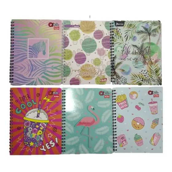 Cuaderno Argollado  Cuadriculado Pequeño X 100 Hojas 