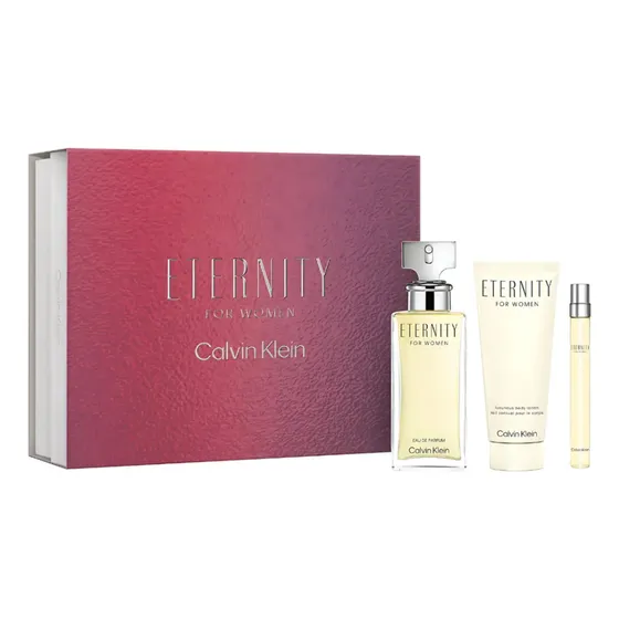Set Calvin Klein Eternity Edp 100 Ml + Bl 100 Ml + Mini 10ml