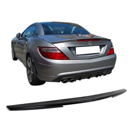 Spoiler Para Mercedes Benz Slk R172 Negro Piano