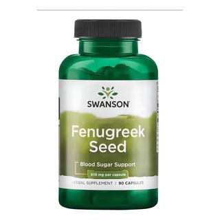 Fenugreek Seed Fenogreco 610mg/90cap Swanson Fenugreek Seed Fenogreco 610mg/90cap Swanson
