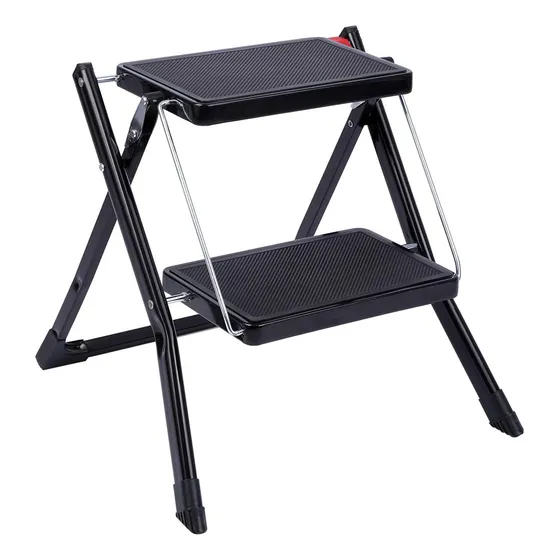 Escalera Plegable Multifuncional 2 Peldaños Ultra Resistente