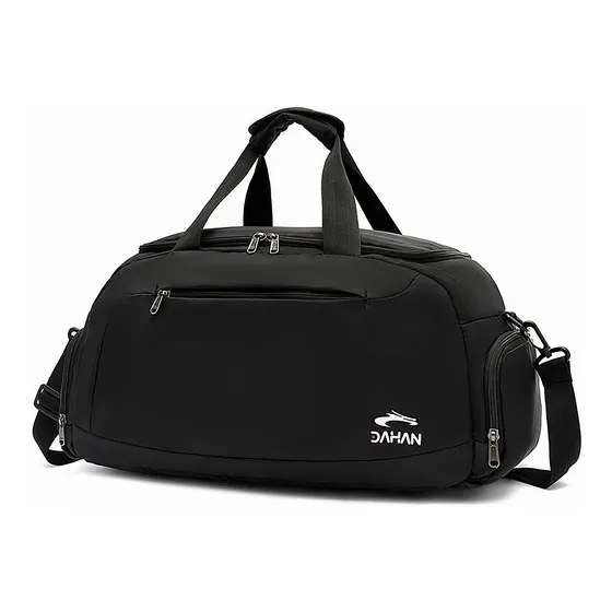 Dahan Mochila Deportiva Maleta Gym Viaje Mochila Moda Color Negro
