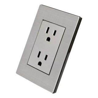 Painel De Soquete De Aço Inoxidável 220v/16a Com 3 Interface Painel De Soquete De Aço Inoxidável 220v/16a Com 3 Interface