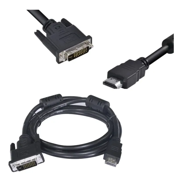 Cabo Hdmi P Dvi-d 24+1 2m Bidirecional Monitor - Placa Vídeo