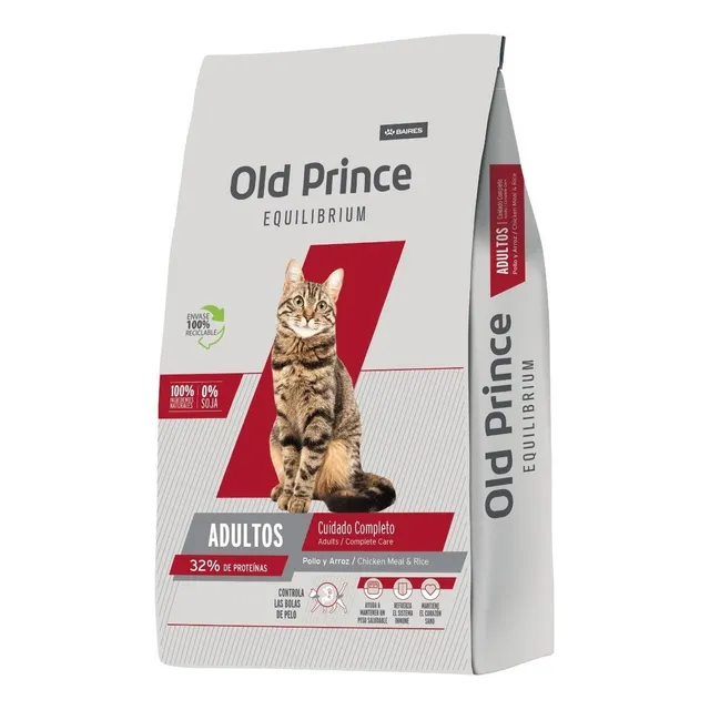 Agroindustrias Baires Old Prince Equilibrium Gatos Adultos 7.5 kg